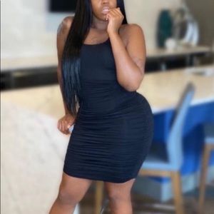 High waisted scrunch skirt